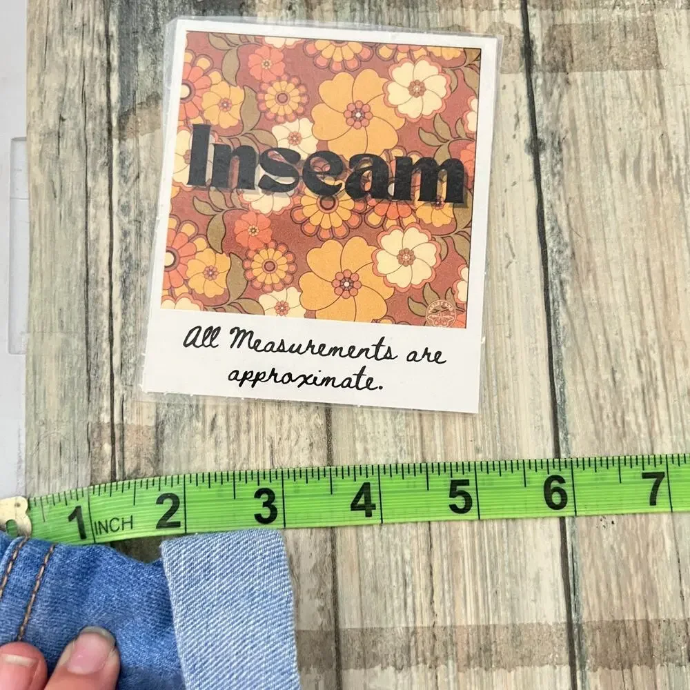 Old Navy Womens‎ Boyfriend Cuffed Jeans Sz 8 Classic Hemmed Retro Everyday Den